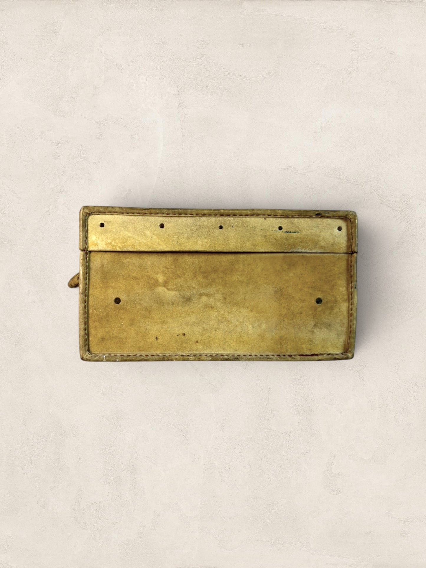 Harrods Monogrammed Vellum Suitcase, circa 1920s