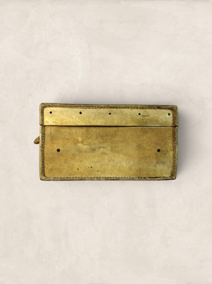 Harrods Monogrammed Vellum Suitcase, circa 1920s