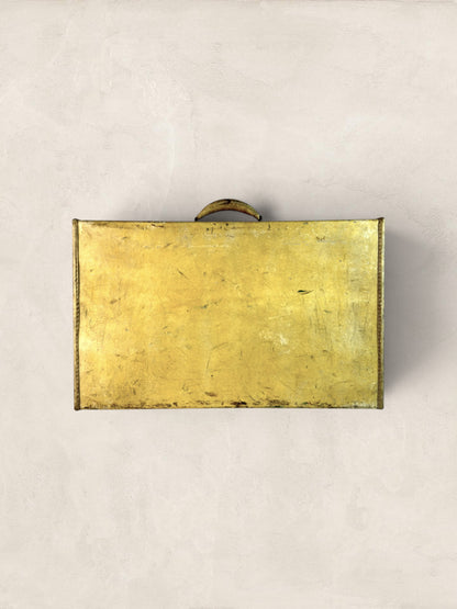 Harrods Monogrammed Vellum Suitcase, circa 1920s