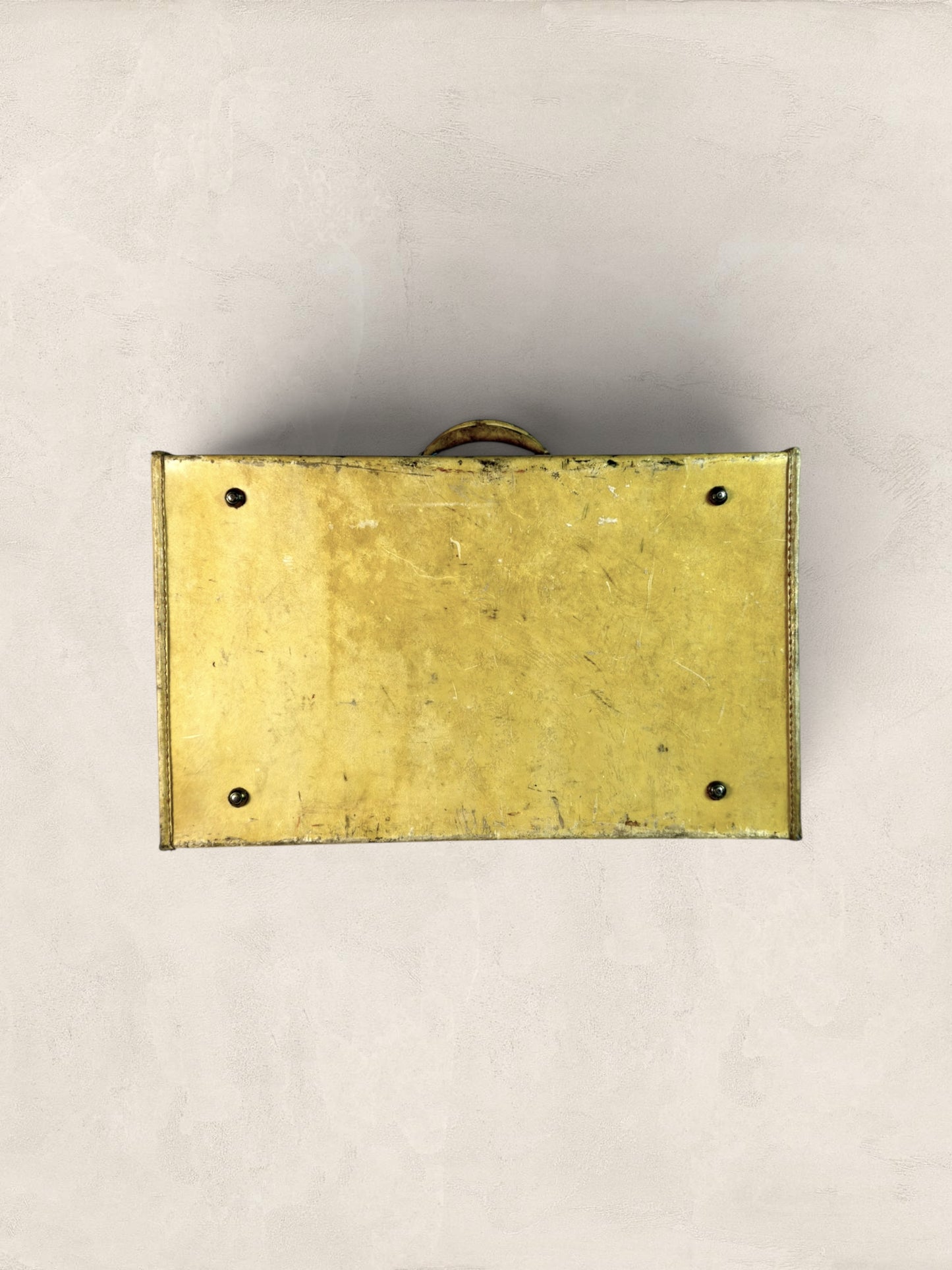Harrods Monogrammed Vellum Suitcase, circa 1920s
