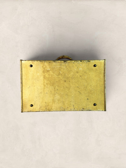 Harrods Monogrammed Vellum Suitcase, circa 1920s