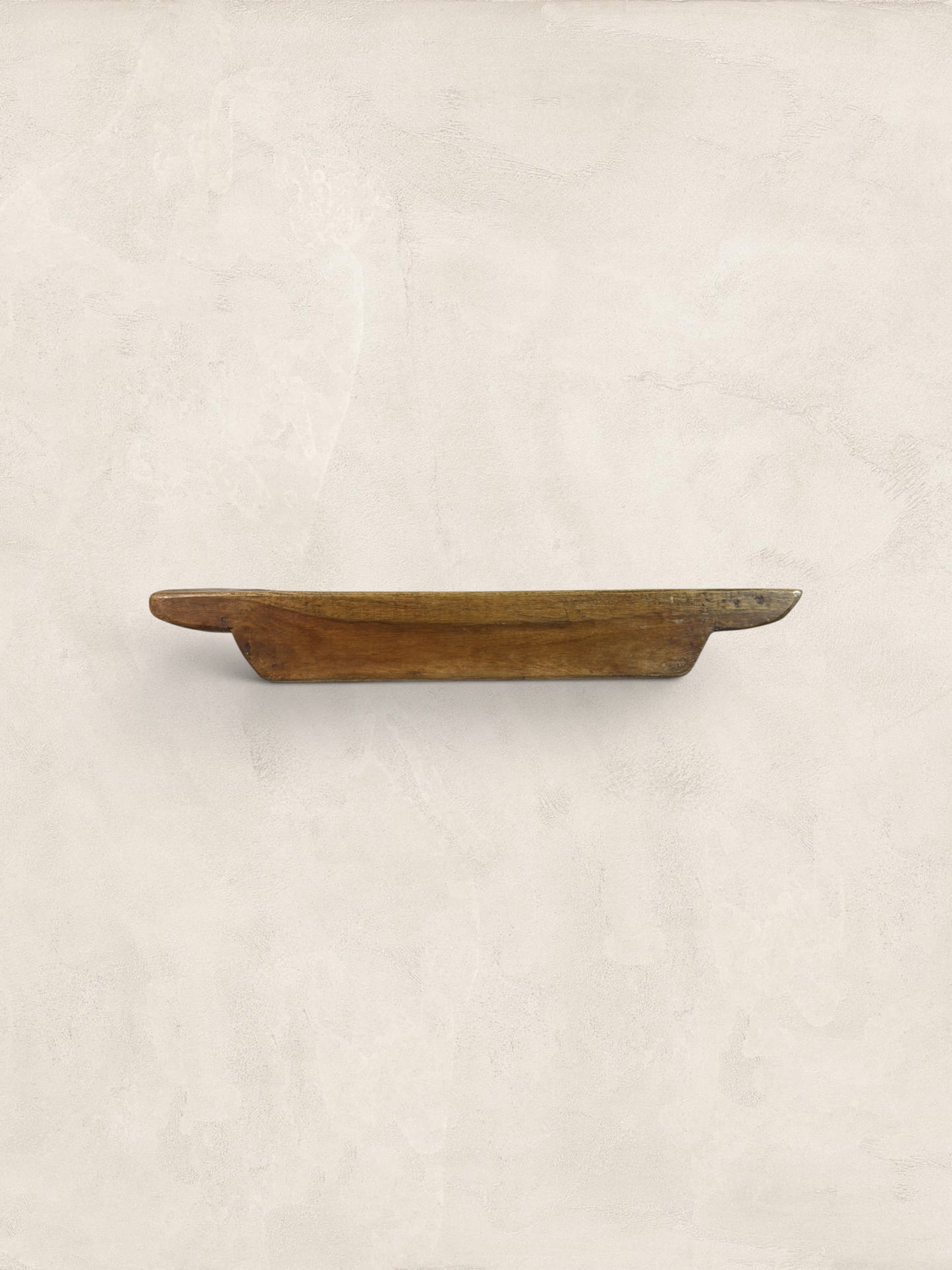 Antique Hand-Hewn Oak Dough Bowl Trencher