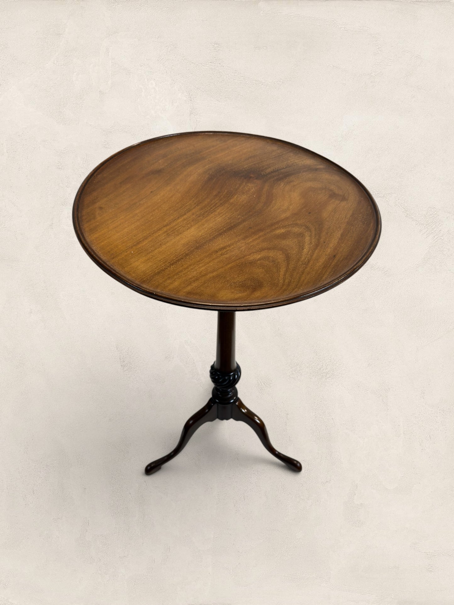 English Mahogany Tripod Occasional Table