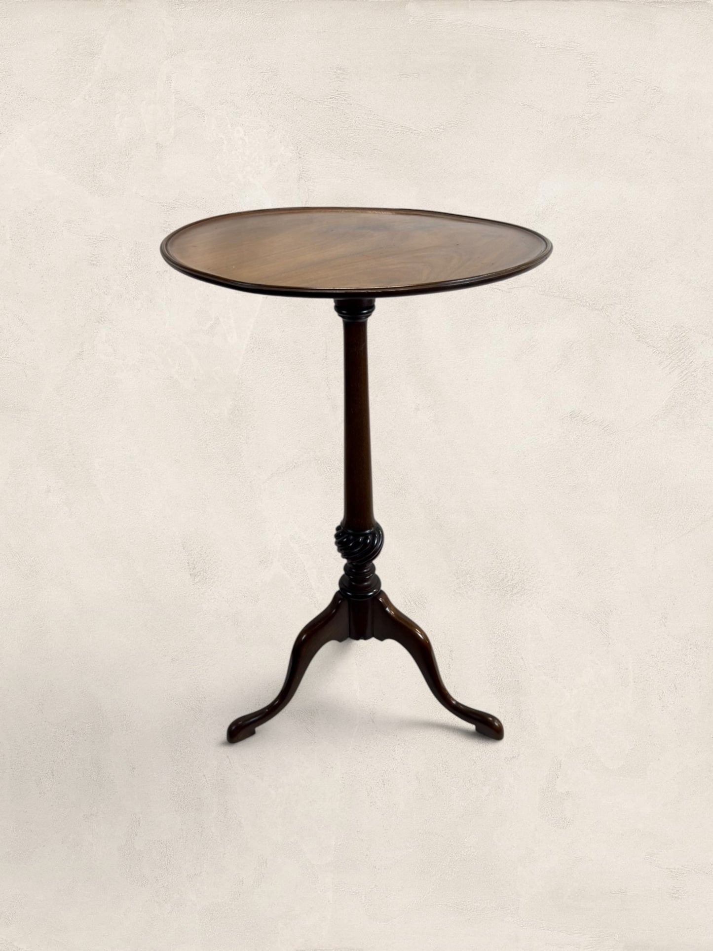 English Mahogany Tripod Occasional Table