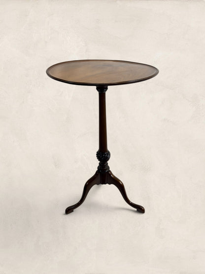English Mahogany Tripod Occasional Table