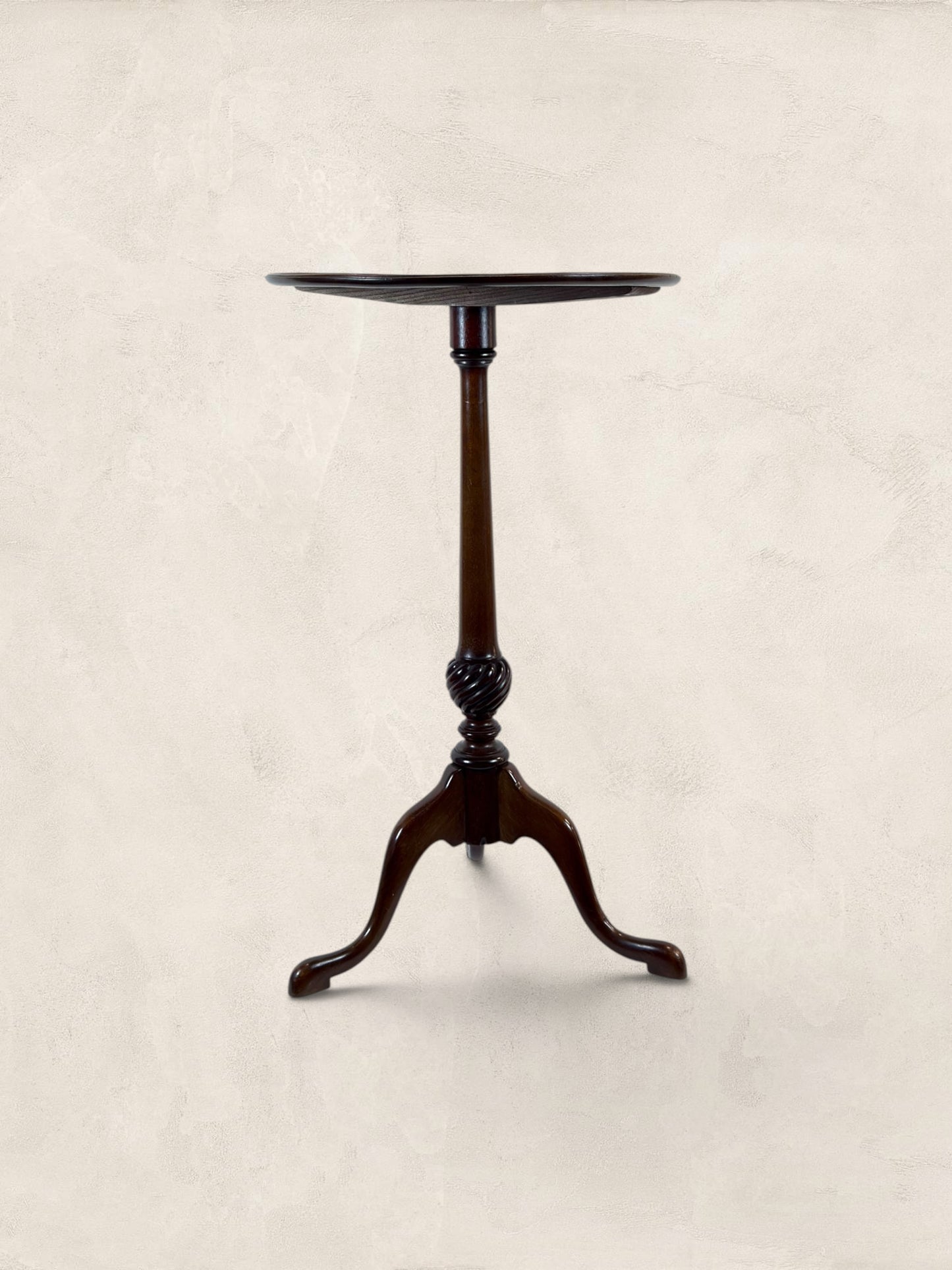 English Mahogany Tripod Occasional Table