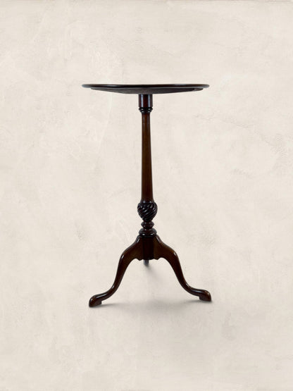 English Mahogany Tripod Occasional Table