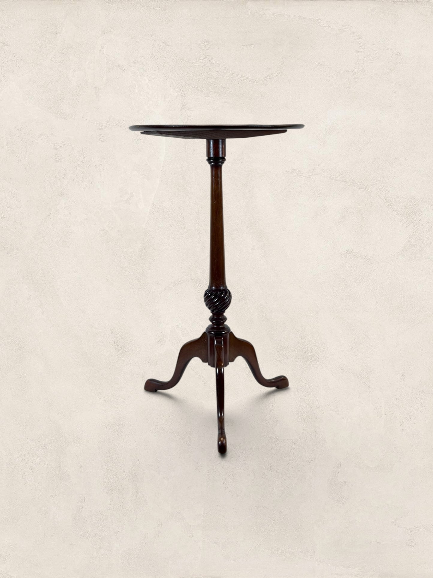 English Mahogany Tripod Occasional Table