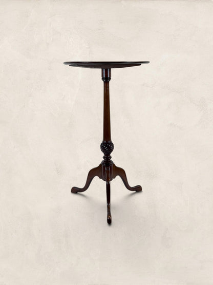 English Mahogany Tripod Occasional Table