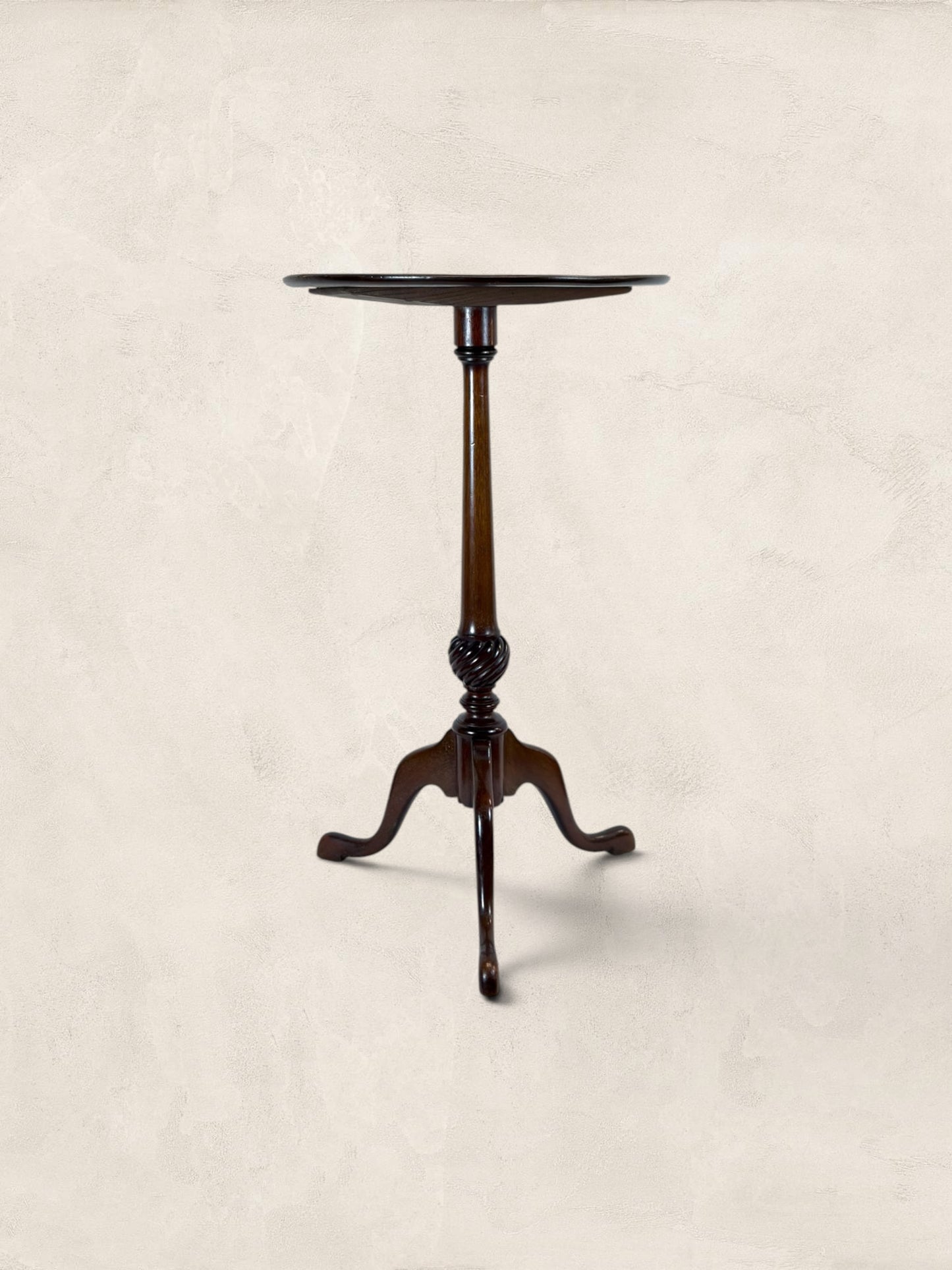 English Mahogany Tripod Occasional Table