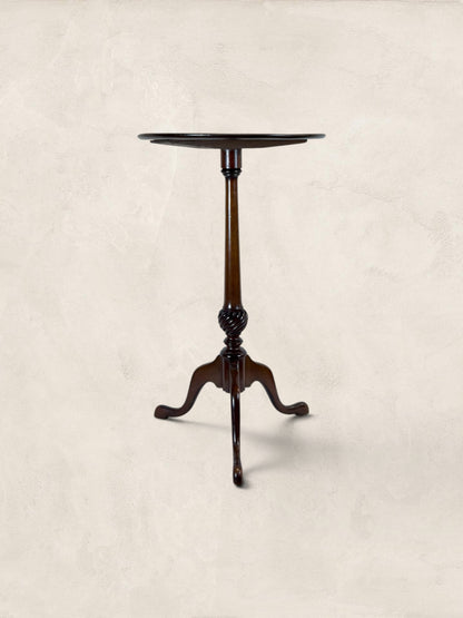 English Mahogany Tripod Occasional Table