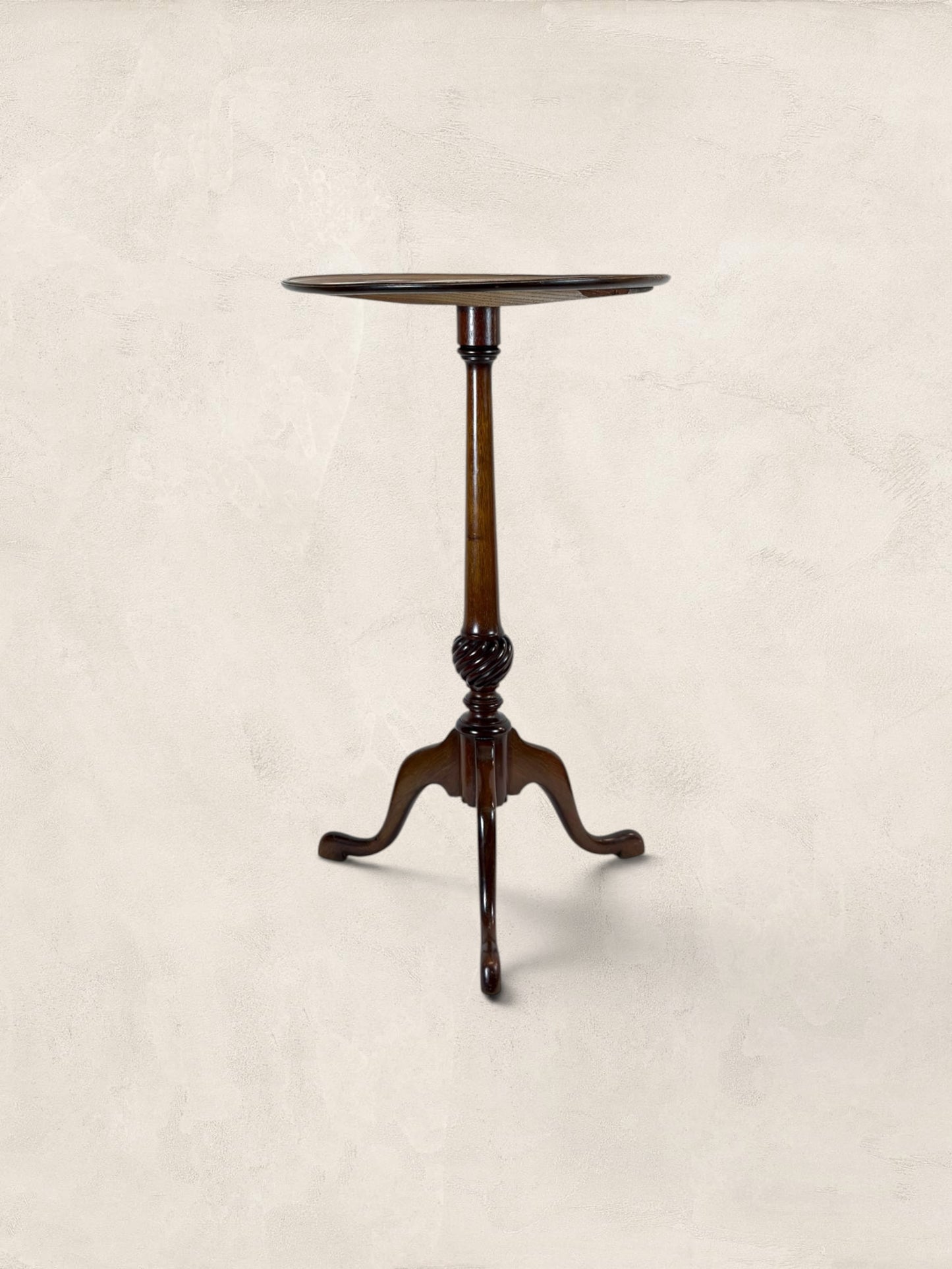 English Mahogany Tripod Occasional Table