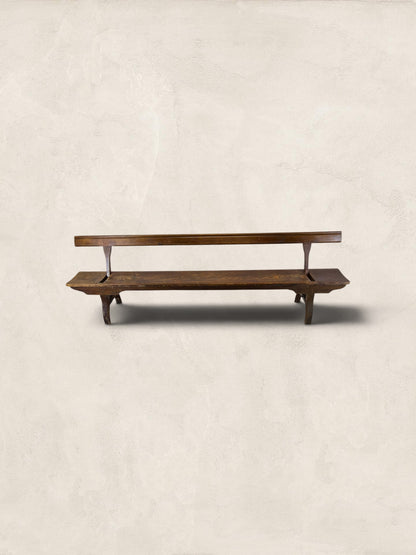 Victorian Pitch Pine Railway Bench
