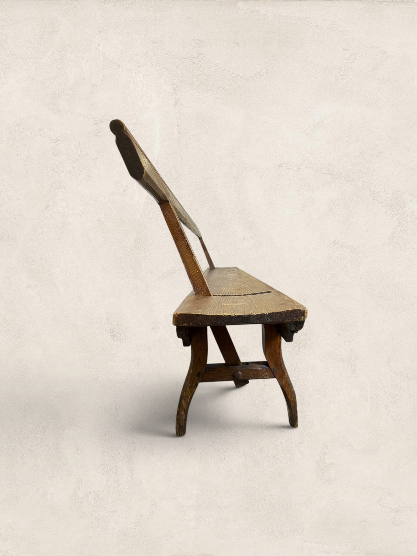Victorian Pitch Pine Railway Bench