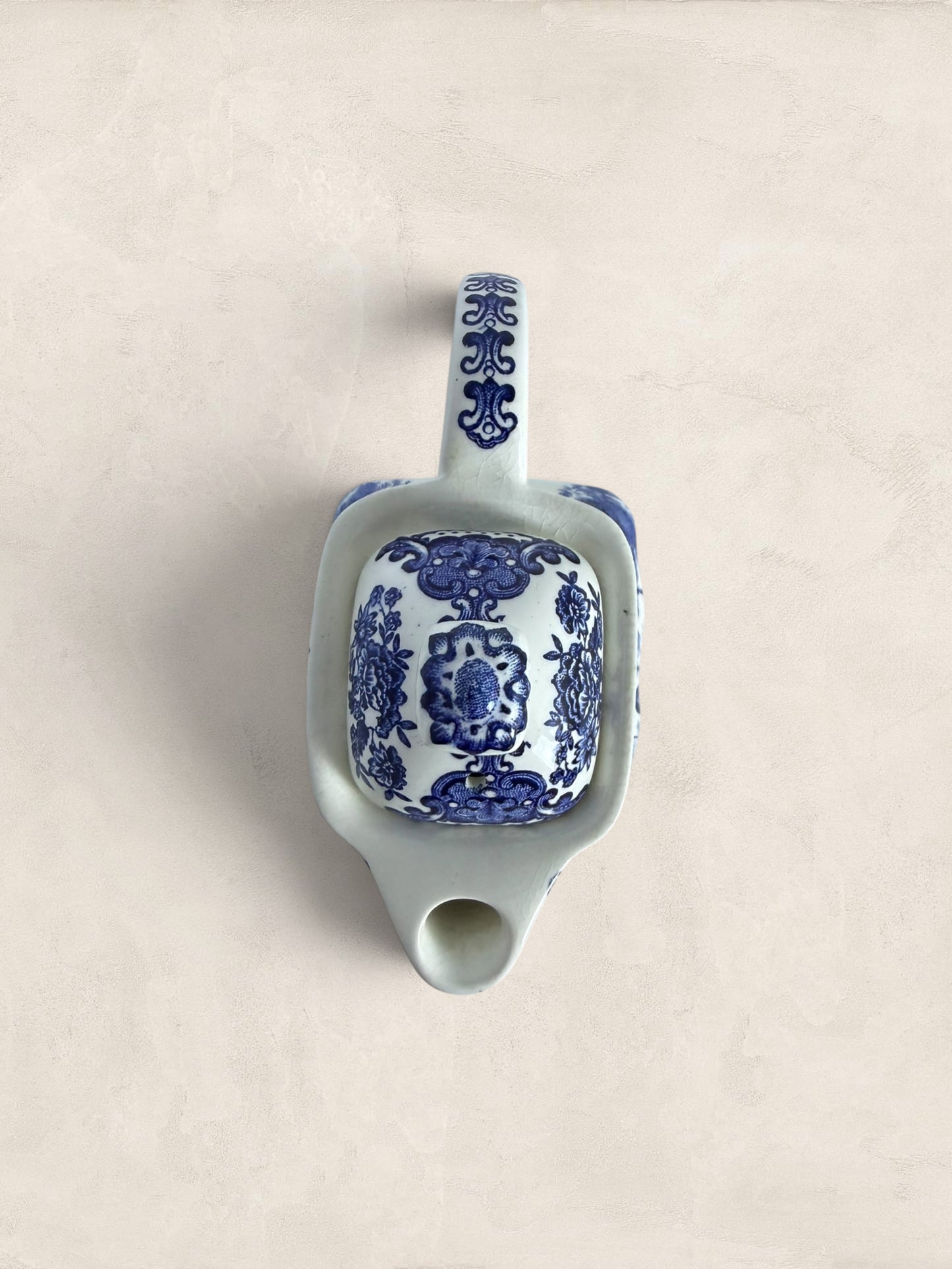 Wedgewood Tower of London Blue & White Transferware Coffee Pot