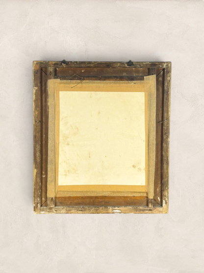 English Oil Portrait of Rev. John Brownlow (1703-1788) in Gilt Frame