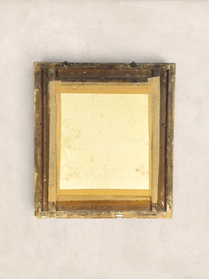 English Oil Portrait of Rev. John Brownlow (1703-1788) in Gilt Frame