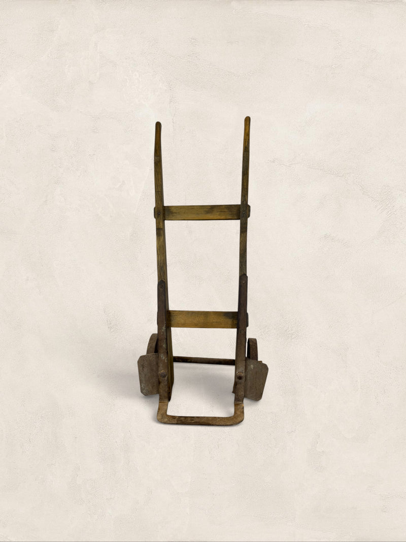 English Wooden Sack Truck with Iron Fittings