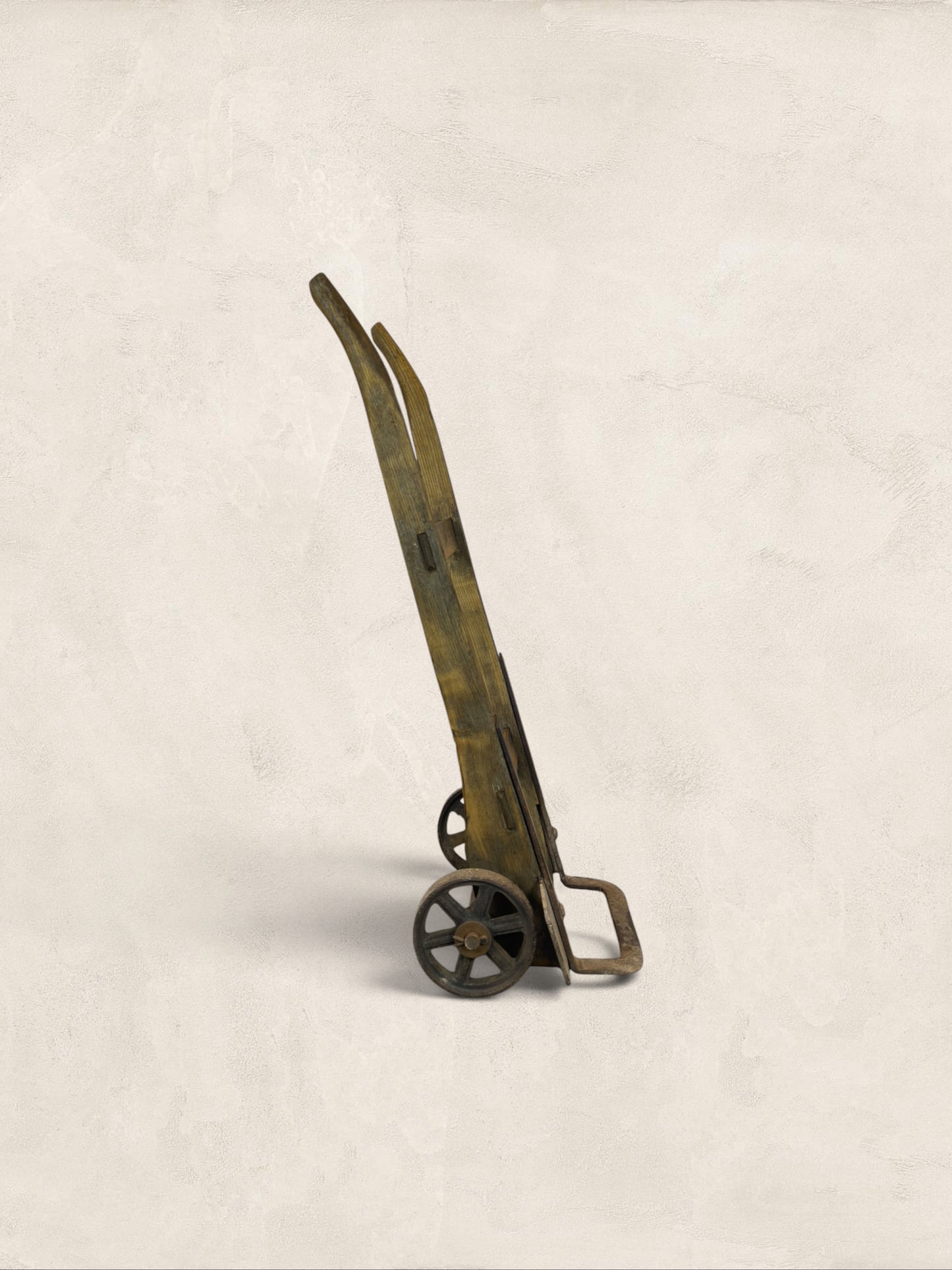 English Wooden Sack Truck with Iron Fittings