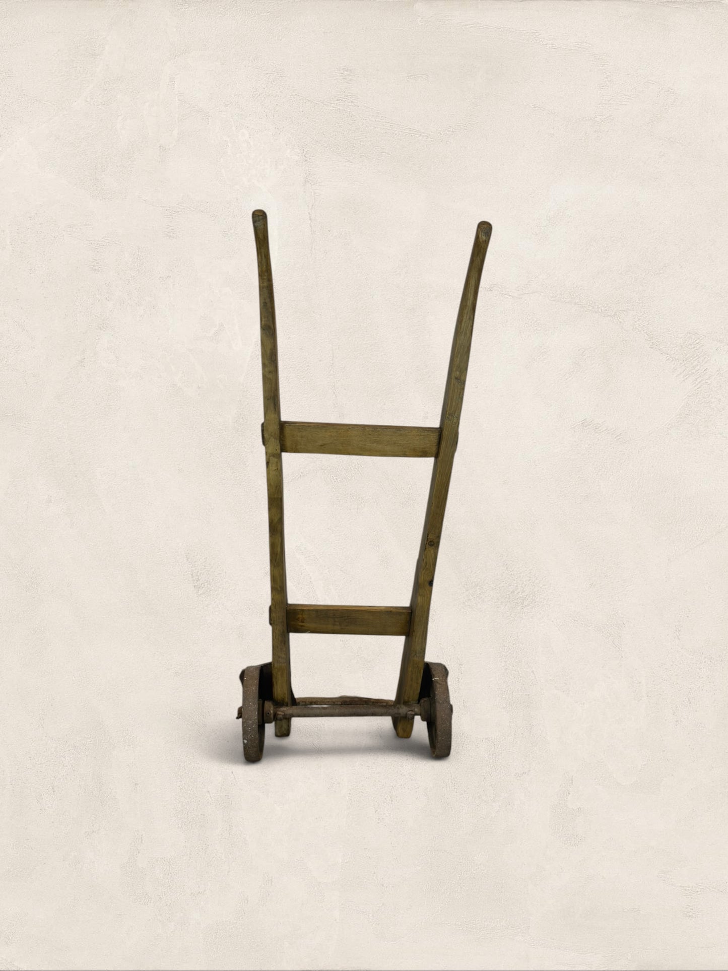 English Wooden Sack Truck with Iron Fittings