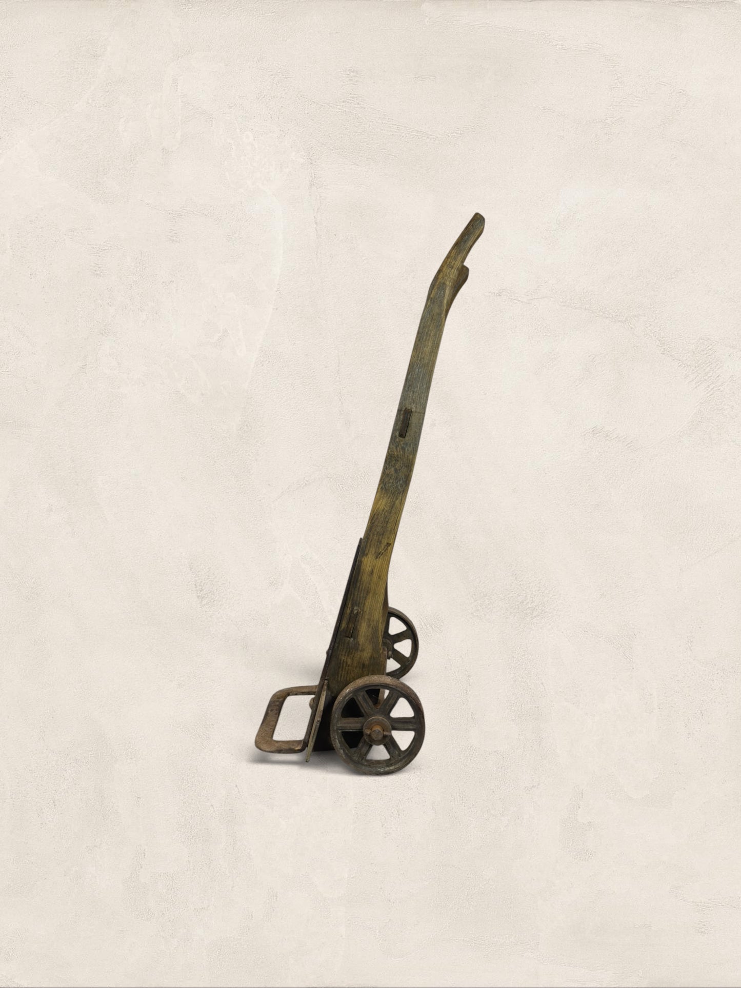 English Wooden Sack Truck with Iron Fittings