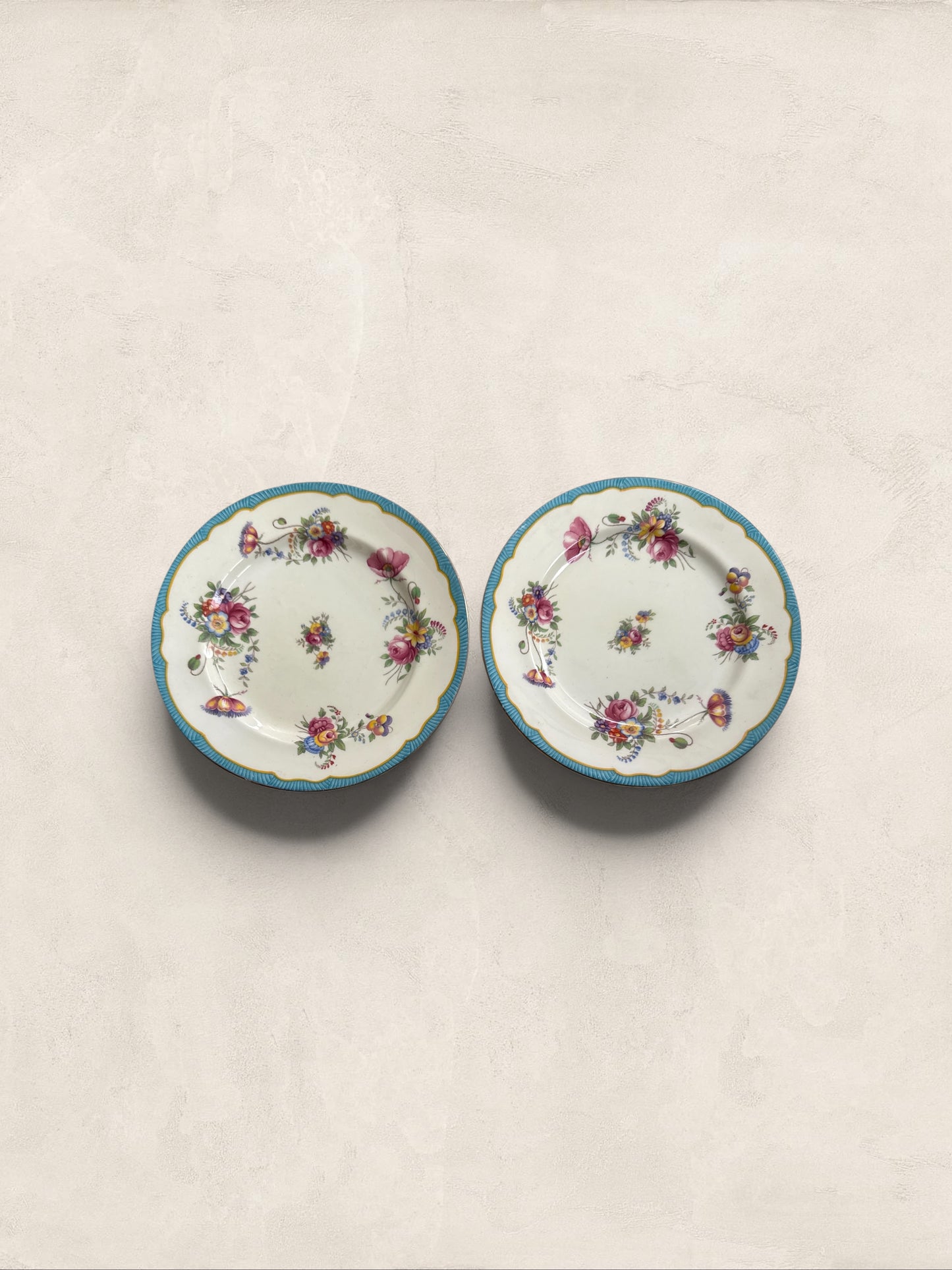 English Aynsley Side Plates, Set of Two
