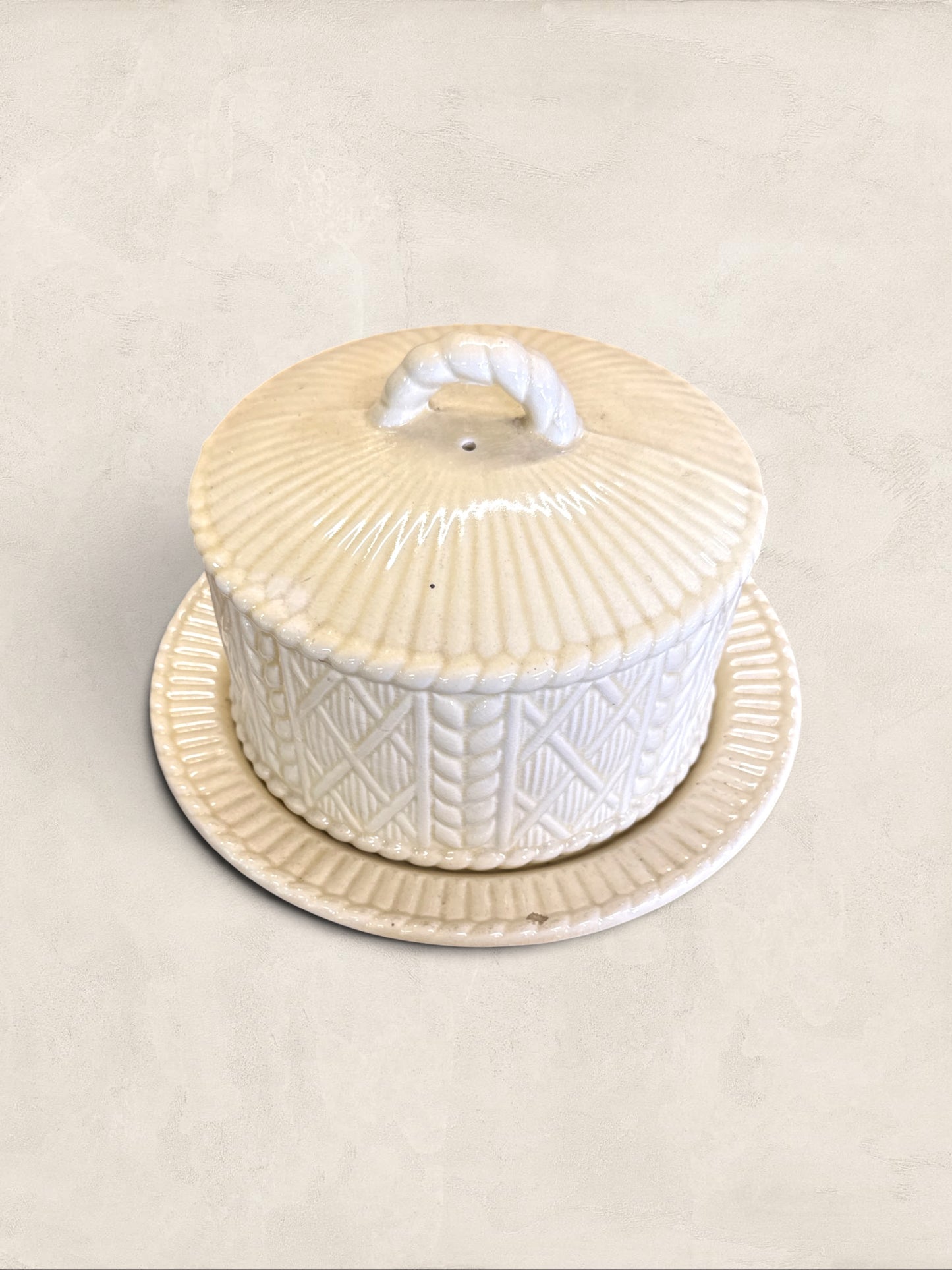 English Taunton Vale Ceramic Cheese Dome
