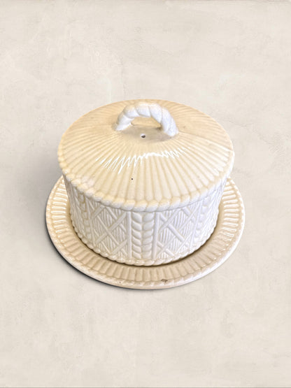 English Taunton Vale Ceramic Cheese Dome